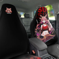 Kasuga werewolf anime girl Car seat Cover (x2) - kawaiiwaru