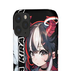 Kira - Demon Angel Elf Cyberpunk Cute anime girl iPhone samsung Snap Case - kawaiiwaru