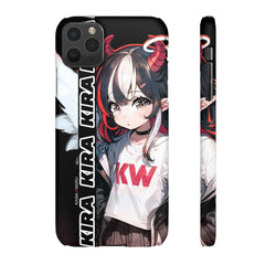 Kira - Demon Angel Elf Cyberpunk Cute anime girl iPhone samsung Snap Case - kawaiiwaru