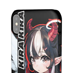 Kira - Demon Angel Elf Cyberpunk Cute anime girl iPhone samsung Snap Case - kawaiiwaru