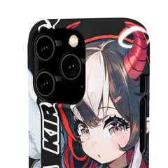 Kira - Demon Angel Elf Cyberpunk Cute anime girl iPhone samsung Snap Case - kawaiiwaru