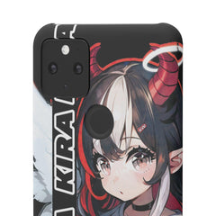 Kira - Demon Angel Elf Cyberpunk Cute anime girl iPhone samsung Snap Case - kawaiiwaru