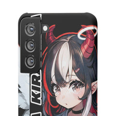 Kira - Demon Angel Elf Cyberpunk Cute anime girl iPhone samsung Snap Case - kawaiiwaru