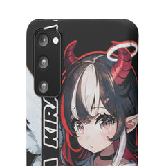 Kira - Demon Angel Elf Cyberpunk Cute anime girl iPhone samsung Snap Case - kawaiiwaru