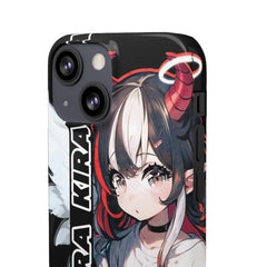 Kira - Demon Angel Elf Cyberpunk Cute anime girl iPhone samsung Snap Case - kawaiiwaru