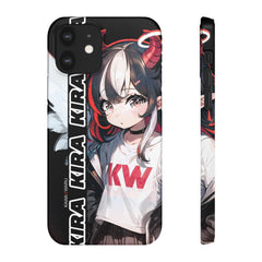 Kira - Demon Angel Elf Cyberpunk Cute anime girl iPhone samsung Snap Case - kawaiiwaru