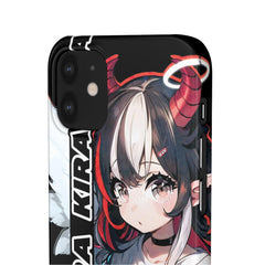 Kira - Demon Angel Elf Cyberpunk Cute anime girl iPhone samsung Snap Case - kawaiiwaru