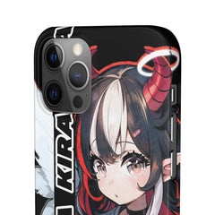 Kira - Demon Angel Elf Cyberpunk Cute anime girl iPhone samsung Snap Case - kawaiiwaru