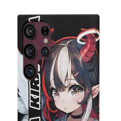 Kira - Demon Angel Elf Cyberpunk Cute anime girl iPhone samsung Snap Case - kawaiiwaru