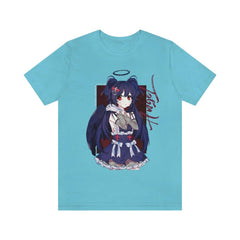 Laylah - Sad Gothic Dark Anime Girl Angel Unisex T-shirt - kawaiiwaru