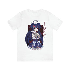 Laylah - Sad Gothic Dark Anime Girl Angel Unisex T-shirt - kawaiiwaru