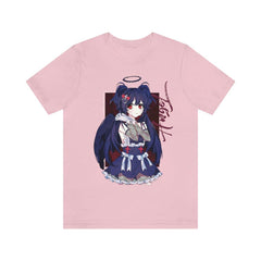 Laylah - Sad Gothic Dark Anime Girl Angel Unisex T-shirt - kawaiiwaru