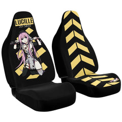 Lucille Sexy Bad Anime Nun Anime Car Seat Cover (x2) - kawaiiwaru