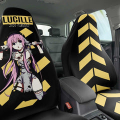 Lucille Sexy Bad Anime Nun Anime Car Seat Cover (x2) - kawaiiwaru