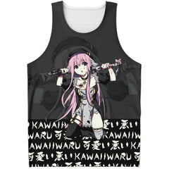 Lucille Sexy Bad Anime Nun AOP Tank Top - kawaiiwaru