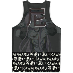 Lucille Sexy Bad Anime Nun AOP Tank Top - kawaiiwaru