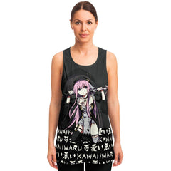 Lucille Sexy Bad Anime Nun AOP Tank Top - kawaiiwaru