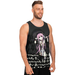 Lucille Sexy Bad Anime Nun AOP Tank Top - kawaiiwaru