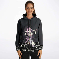 Lucille Sexy Bad Anime Nun Unisex AOP Hoodie - kawaiiwaru