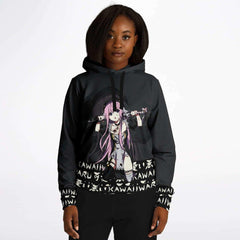 Lucille Sexy Bad Anime Nun Unisex AOP Hoodie - kawaiiwaru