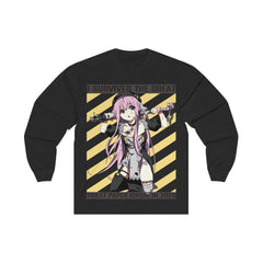 Lucille Toilet Paper Crisis Survivor Sexy Bad Anime Nun Unisex Long Sleeve T-shirt - kawaiiwaru