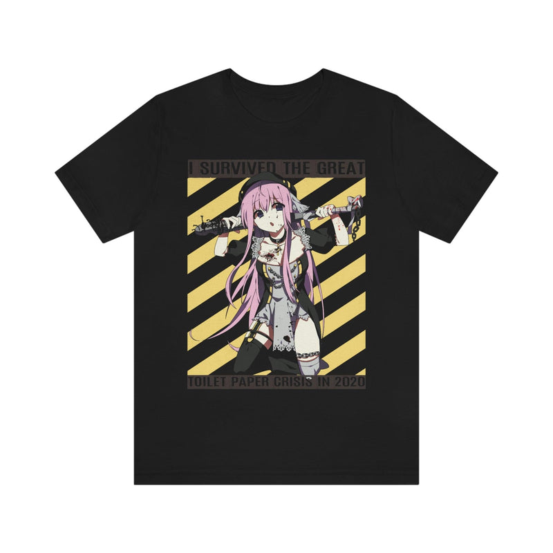 Lucille Toilet Paper Crisis Survivor Sexy Bad Anime Nun Unisex T-shirt - kawaiiwaru