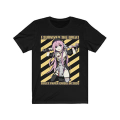 Lucille Toilet Paper Crisis Survivor Yellow Sexy Bad Anime Nun Unisex T-shirt - kawaiiwaru