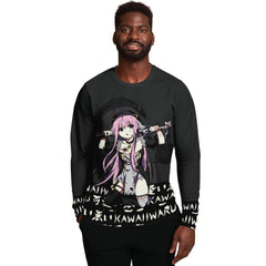 Lucille Unisex Sexy Bad Anime Nun AOP Sweatshirt - kawaiiwaru