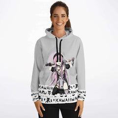 Lucille White Sexy Bad Anime Nun Unisex AOP Hoodie - kawaiiwaru