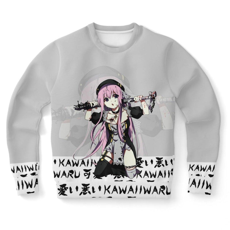 Lucille White Sexy Bad Anime Nun Unisex AOP Sweatshirt - kawaiiwaru