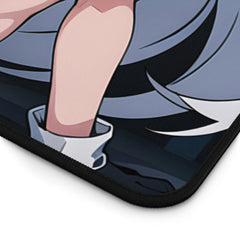 Luna - Wolf anime girl - werewolf 31"x15.5" XL Mouse Pad / Desk Mat - kawaiiwaru