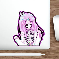 Maaya Creepy Cute anime 1/2 Die-Cut Sticker - kawaiiwaru