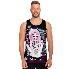 Maaya Creepy Cute anime Girl AOP Tank Top - kawaiiwaru