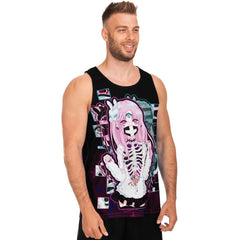 Maaya Creepy Cute anime Girl AOP Tank Top - kawaiiwaru