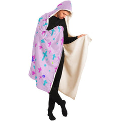 Maaya Creepy Cute anime Hooded Blanket - kawaiiwaru