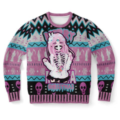 Maaya Creepy Cute anime Ugly Unisex AOP Sweatshirt - kawaiiwaru