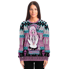 Maaya Creepy Cute anime Ugly Unisex AOP Sweatshirt - kawaiiwaru