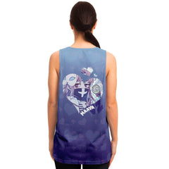 Maaya V2 Creepy Cute Anime Girl AOP tank top - kawaiiwaru