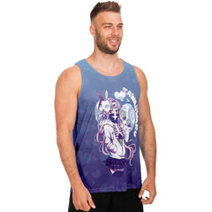 Maaya V2 Creepy Cute Anime Girl AOP tank top - kawaiiwaru