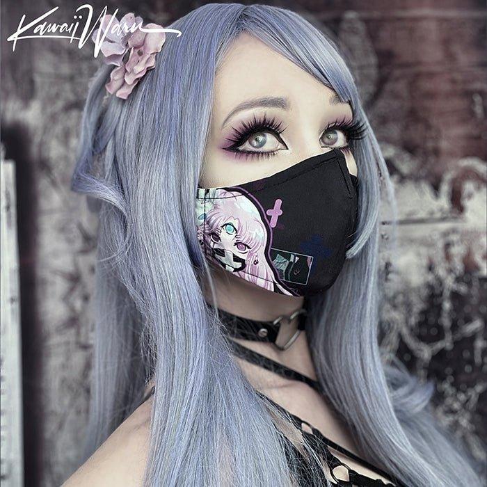 Maaya XP Creepy Cute Anime face Mask - kawaiiwaru