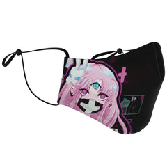 Maaya XP Creepy Cute Anime face Mask - kawaiiwaru