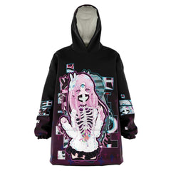 Maaya XP Creepy Cute anime Snug Hoodie - kawaiiwaru