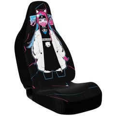 Meena - Creepy cute skeletal kawaii anime girl Car Seat Cover (x2) - kawaiiwaru