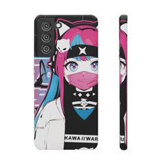 Meena - Creepy cute skeletal kawaii anime girl iPhone samsung Snap Case - kawaiiwaru