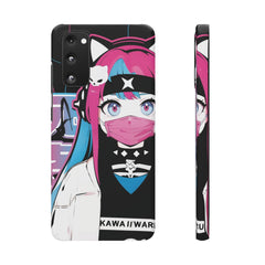 Meena - Creepy cute skeletal kawaii anime girl iPhone samsung Snap Case - kawaiiwaru