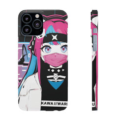 Meena - Creepy cute skeletal kawaii anime girl iPhone samsung Snap Case - kawaiiwaru