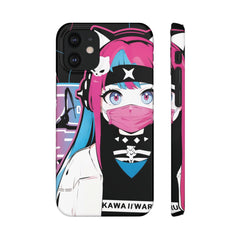 Meena - Creepy cute skeletal kawaii anime girl iPhone samsung Snap Case - kawaiiwaru