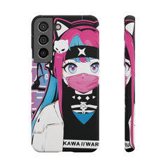 Meena - Creepy cute skeletal kawaii anime girl iPhone samsung Snap Case - kawaiiwaru