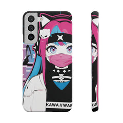 Meena - Creepy cute skeletal kawaii anime girl iPhone samsung Snap Case - kawaiiwaru