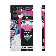 Meena - Creepy cute skeletal kawaii anime girl iPhone samsung Snap Case - kawaiiwaru